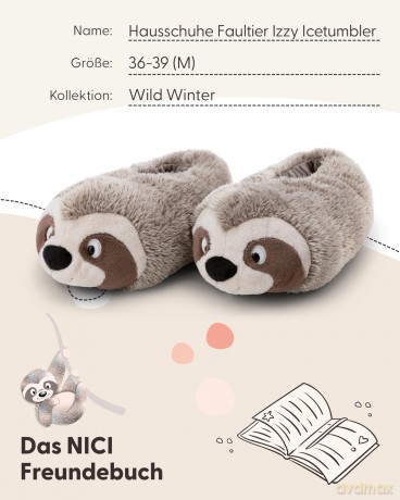 NICI kapcie / bambosze leniwiec Izzy Icetumbler 36-39 (M)