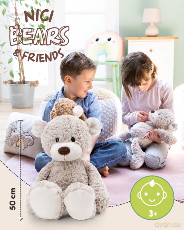 NICI Soft toy bear Finni 50cm dangling