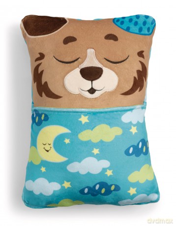 NICI Przytulanka miś z funkcją dwustronną 30x20cm