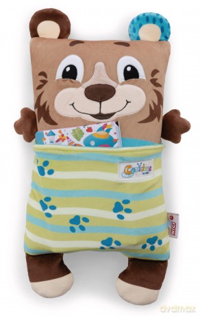 NICI Przytulanka miś z funkcją dwustronną 30x20cm