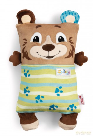 NICI Przytulanka miś z funkcją dwustronną 30x20cm