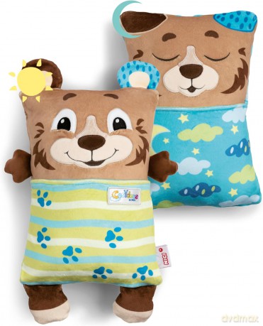NICI Przytulanka miś z funkcją dwustronną 30x20cm