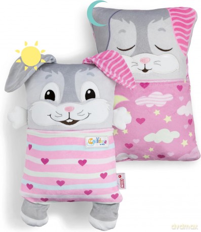 NICI Przytulanka króliczek z funkcją dwustronną 30x20cm