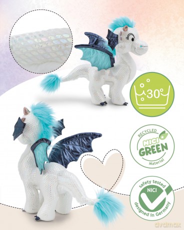 NICI Przytulanka smok Zafura 27cm (długość 35cm)