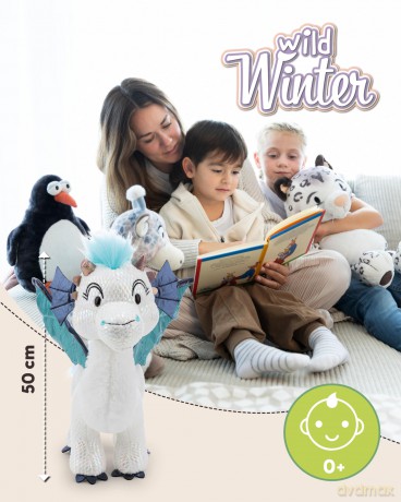 NICI Soft toy dragon Zafura 50cm standing (length 61cm)