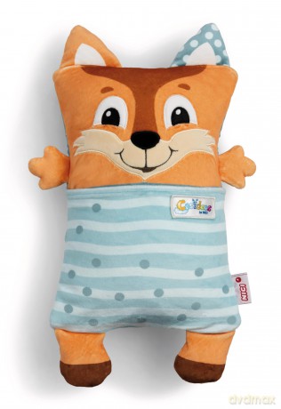 NICI Przytulanka lisek z funkcją dwustronną 30x20cm
