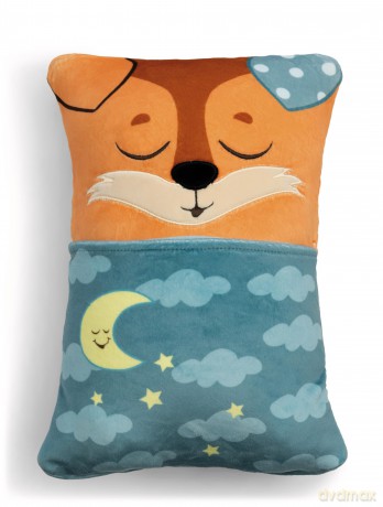 NICI Przytulanka lisek z funkcją dwustronną 30x20cm