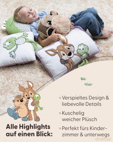 NICI przytulanka żaba Fridolin Frog 25x30cm
