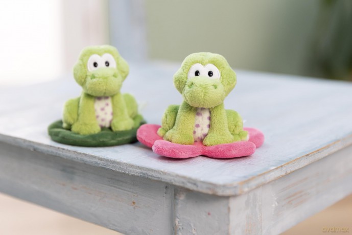 NICI przytulanka żaba Fridolin Frog na liściu 7cm