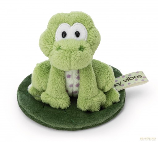 NICI przytulanka żaba Fridolin Frog na liściu 7cm
