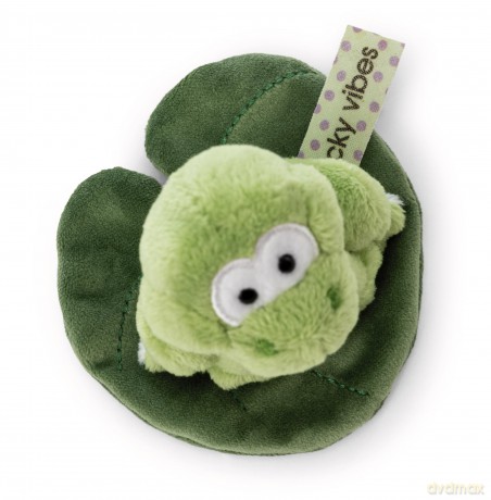 NICI przytulanka żaba Fridolin Frog na liściu 7cm