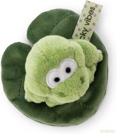 NICI przytulanka żaba Fridolin Frog na liściu 7cm