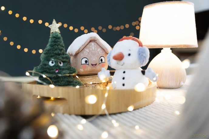 NICI przytulanka FUNNY WINTER piernikowa chatka 15cm