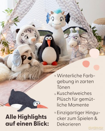 NICI przytulanka żyrafa Winny Winterfur 35cm