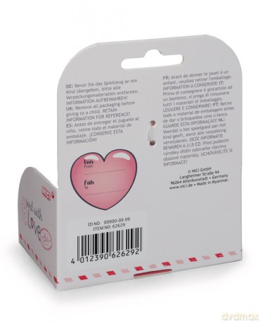 NICI przytulanka Love panda 12cm w pudełku prezentowym
