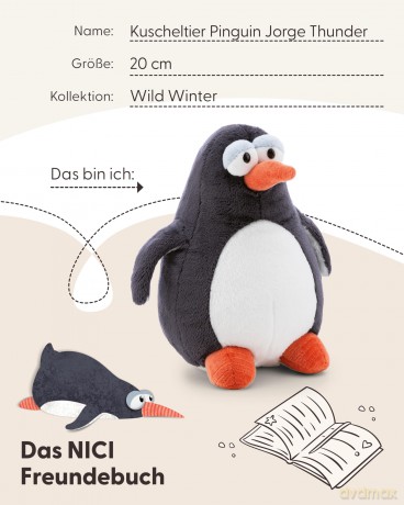 NICI przytulanka pingwin Jorge Thunder 20cm