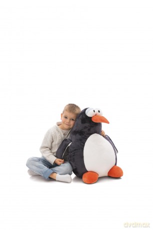 NICI Soft toy penguin Jorge Thunder 60cm sitting