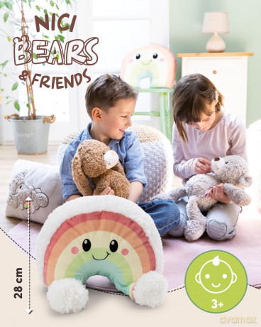 NICI Przytulanka tęcza Nibsi 28cm