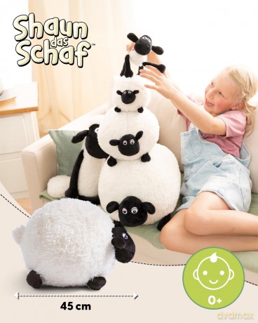 NICI Soft toy Shaun the Sheep 20cm lying