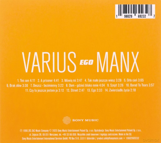 Varius Manx: Ego [CD]