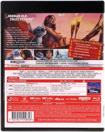 Lilo i Stitch [Blu-Ray 4K]+[Blu-Ray]