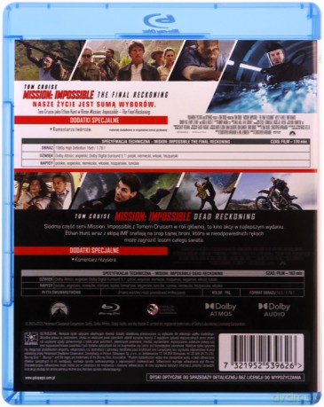 Mission: Impossible - Dead Reckoning / Final Reckoning - Kolekcja 2 Filmów [2xBlu-Ray]