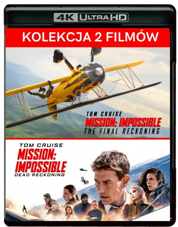 Mission: Impossible - Dead Reckoning / Final Reckoning - Kolekcja 2 Filmów [2xBlu-Ray 4K]+[2xBlu-Ray]