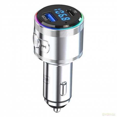 Accessories - 3mk Hyper Car Power Transmitter 48W QC PD PPS USB 1C1A Silver