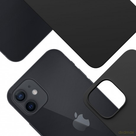 Apple iPhone 12 - 3mk Hardy MagSilicone Black