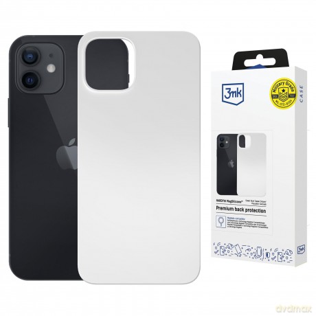 Apple iPhone 12 - 3mk Hardy MagSilicone White