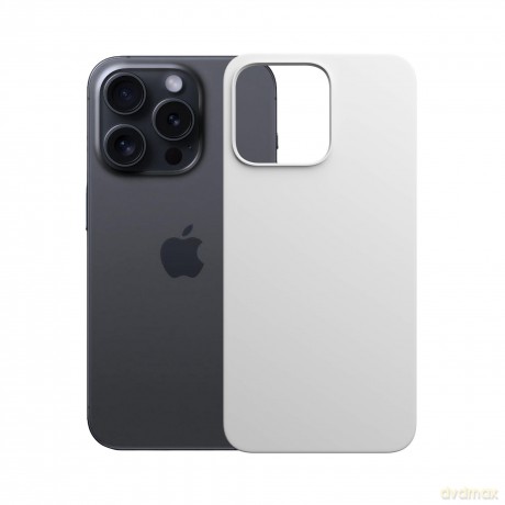 Apple iPhone 13 Pro - 3mk Hardy MagSilicone Silver-White