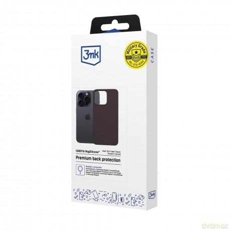 Apple iPhone 14 Pro Max - 3mk Hardy MagSilicone Deep Purple