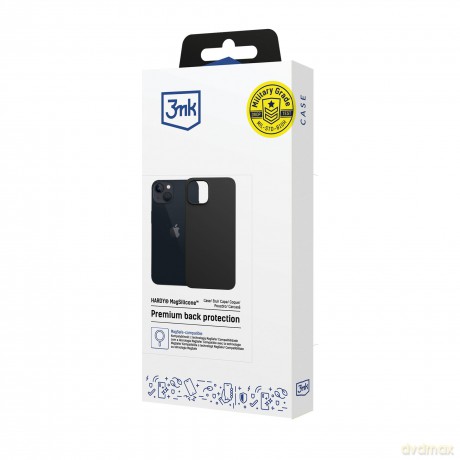 Apple iPhone 15 Plus - 3mk Hardy MagSilicone Graphite