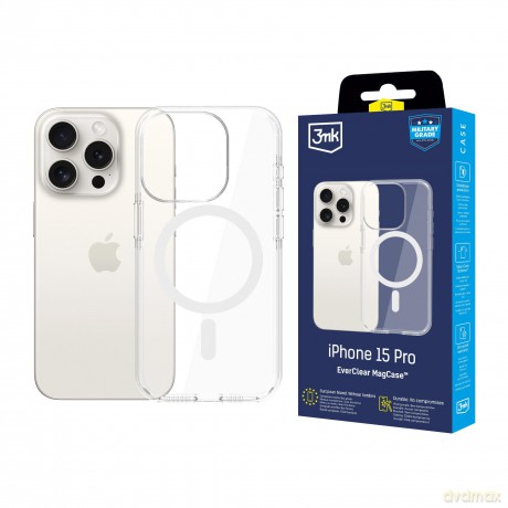 Apple iPhone 15 Pro - 3mk EverClear MagCase
