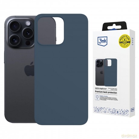 Apple iPhone 15 Pro Max - 3mk Hardy MagSilicone Royal Blue