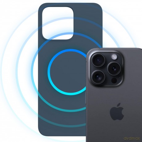 Apple iPhone 15 Pro Max - 3mk Hardy MagSilicone Royal Blue