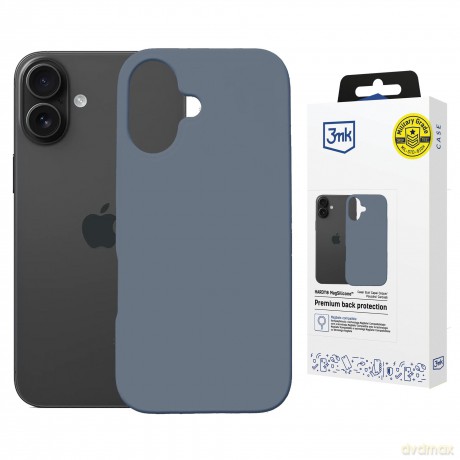 Apple iPhone 16 Plus - 3mk Hardy MagSilicone Ultramarine