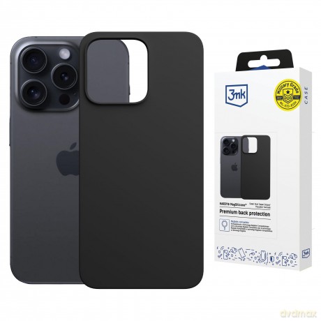 Apple iPhone 16 Pro - 3mk Hardy MagSilicone Graphite