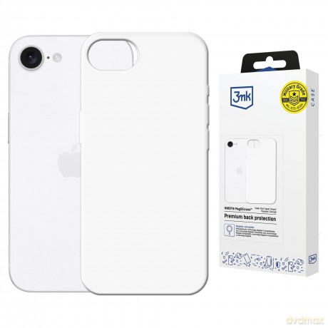 Apple iPhone 16E - 3mk Hardy MagSilicone White