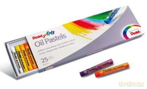 Pastele olejne Pentel 25 kolorów [SZKOŁA]