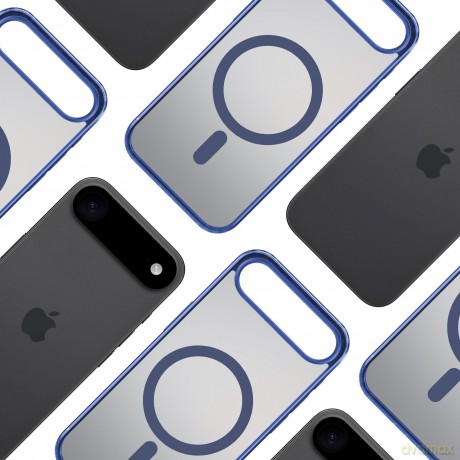 Apple iPhone 17 Air - 3mk Frosty MagCase Blue