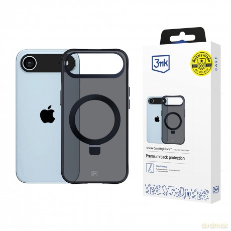 Apple iPhone 17 Air - 3mk Smoke Case Mag&Stand