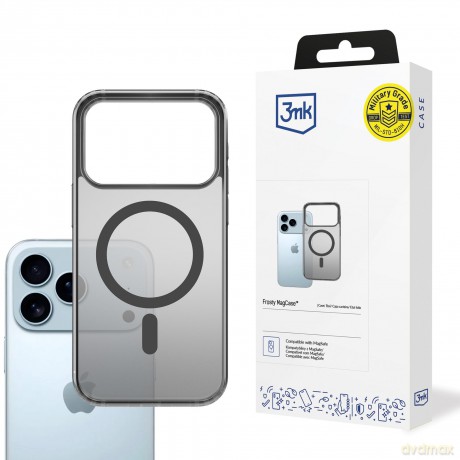 Apple iPhone 17 Pro - 3mk Frosty MagCase Black