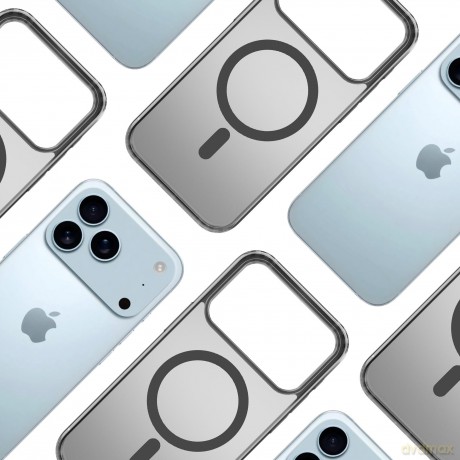 Apple iPhone 17 Pro - 3mk Frosty MagCase Black