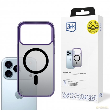 Apple iPhone 17 Pro - 3mk Frosty MagCase Purple