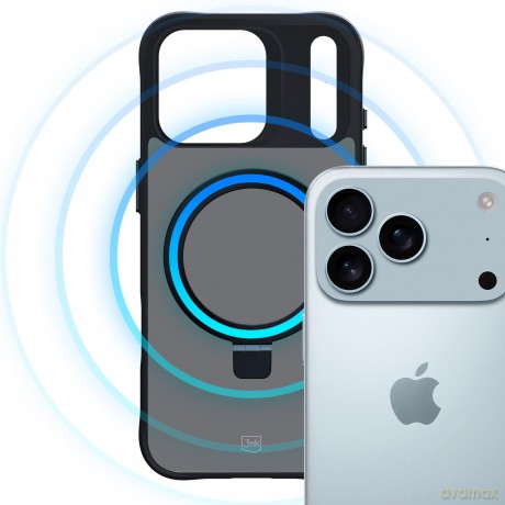 Apple iPhone 17 Pro - 3mk Smoke Case Mag&Stand