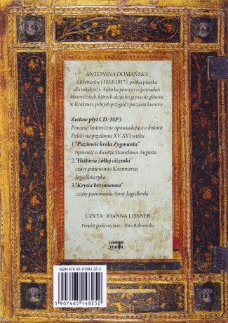 Paziowie króla Zygmunta/Historia żółtej ciżemki/Krysia Bezimienna. Książka audio 3CD MP3 - Antonina Domańska [Audiobook]