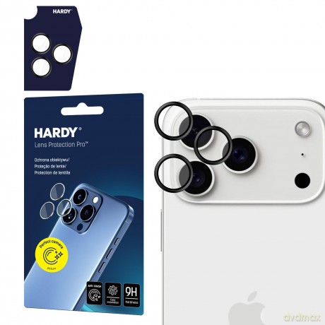 Apple iPhone 17 Pro /17 Pro Max- HARDY Lens Protection Pro Black
