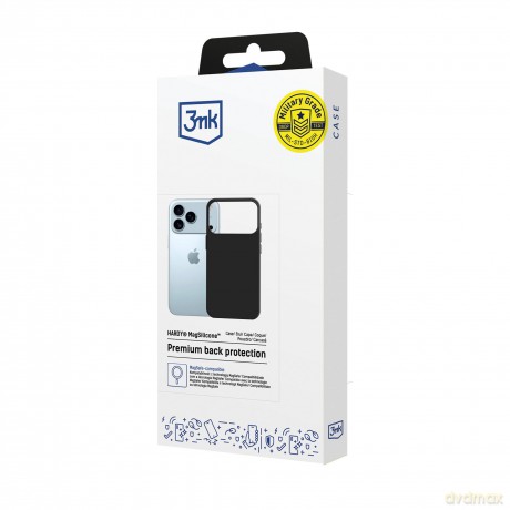Apple iPhone 17 Pro Max - 3mk Hardy MagSilicone Graphite