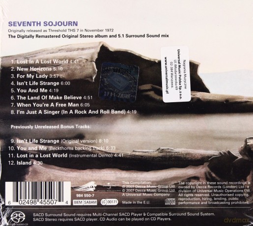 The Moody Blues: Seventh Sojoum Sacd (digipack) [SACD]